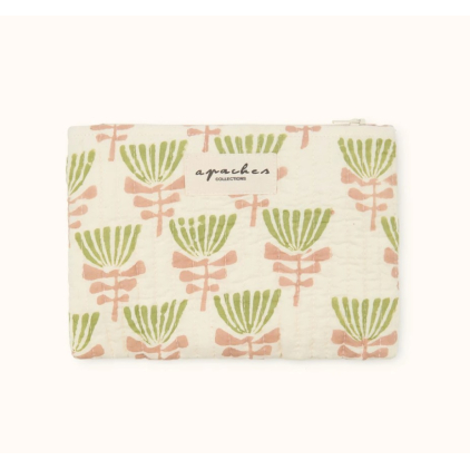 Mini pochette Mana - Tresse - Celery