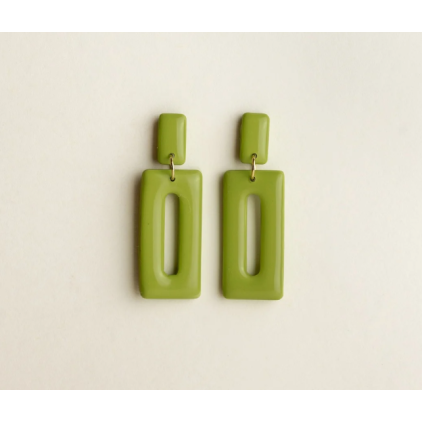 Boucles d'oreilles - Freya - Pistache
