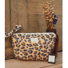 Trousse à maquillage - Leopard Camel
