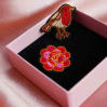 Broche - Rose