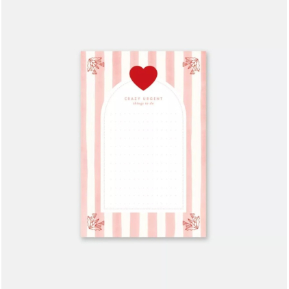 Notepad - Pink Stripes
