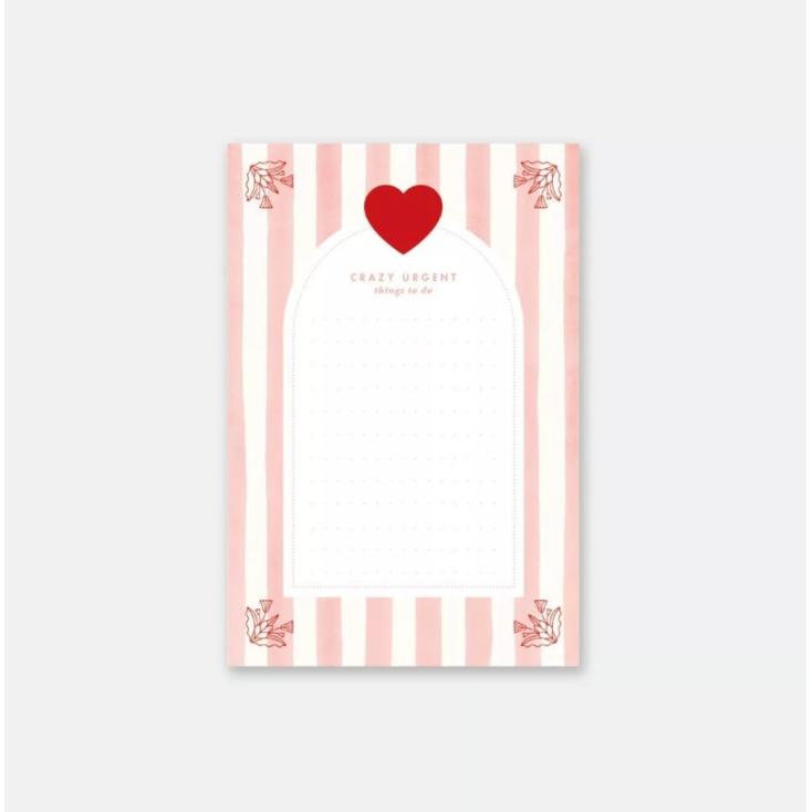 Notepad - Pink Stripes