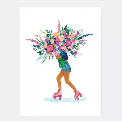 Affiche décorative - Small - Roller Skate - 18x24 cm