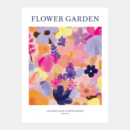 Affiche décorative - Medium - Flower Garden - 30x40 cm