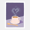 Affiche décorative - Medium - Love Coffee - 30x40 cm