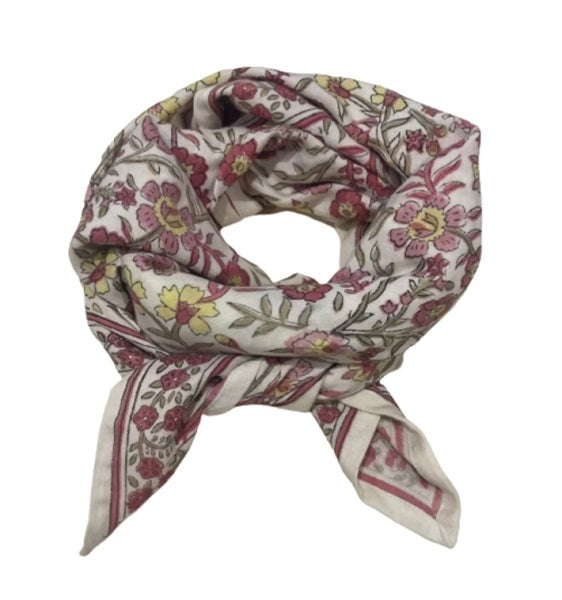 Foulard Dheli - Blé