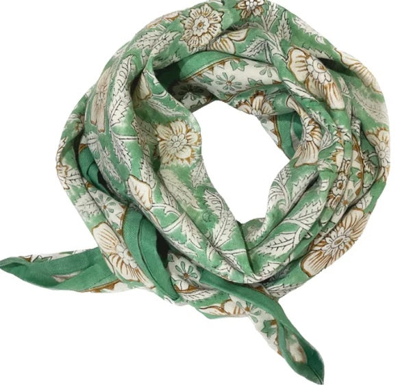 Foulard Dheli - Jade