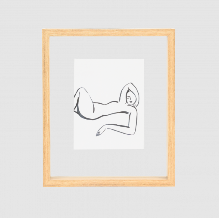 Cadre photo Floating Naturel -Medium