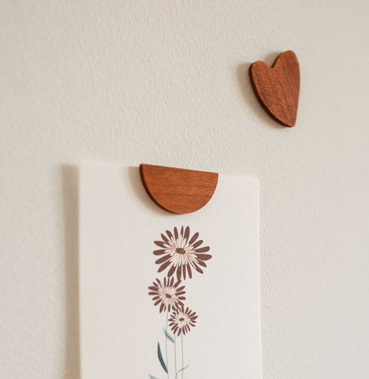 Bijou Mural en bois foncé - Demi-lune