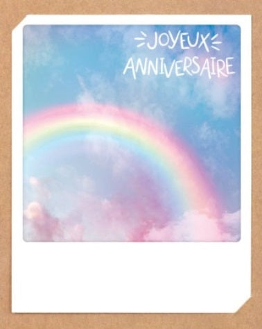 Carte postale - joyeux anniversaire  - ZG0918FR