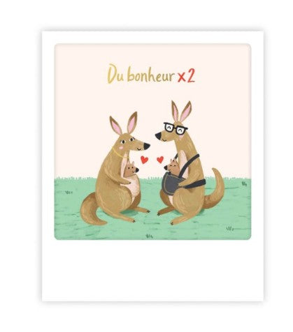 Mini carte - Du bonheur x2 - MP0832FR