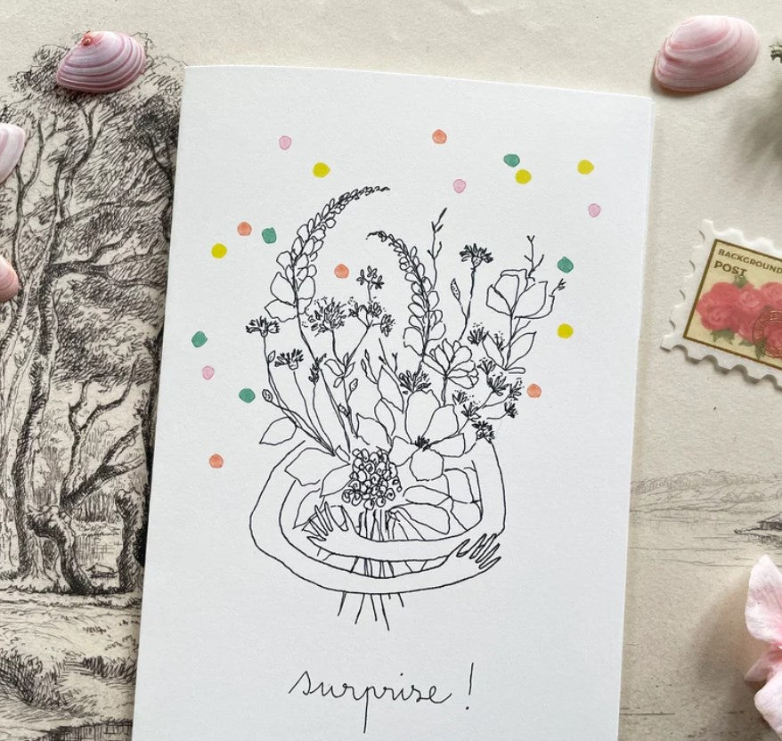 Carte Postale Double - surprise