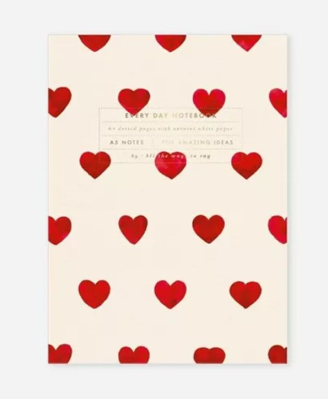 Carnet de notes A5 - Hearts