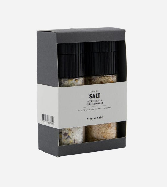 Gift box  Organic Secret blend & Salt, Garlic & Chilli