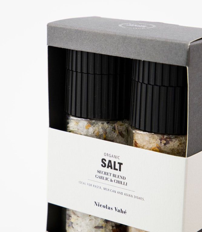 Gift box  Organic Secret blend & Salt, Garlic & Chilli