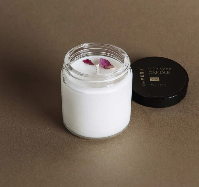 So wax candle - 100ml - Rose