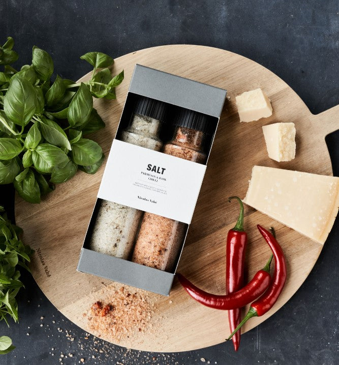 Gift box - Parmesan & Basil salt & Chilli salt