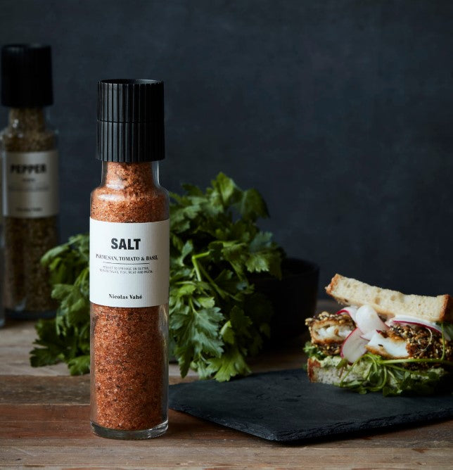 Salt - Parmesan, tomato & basil
