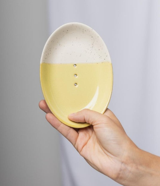Soap Dish - Rustic - Lime - POR650