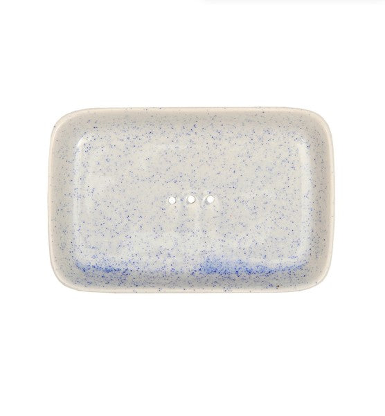 Soap Dish - rustic - blanc - POR312