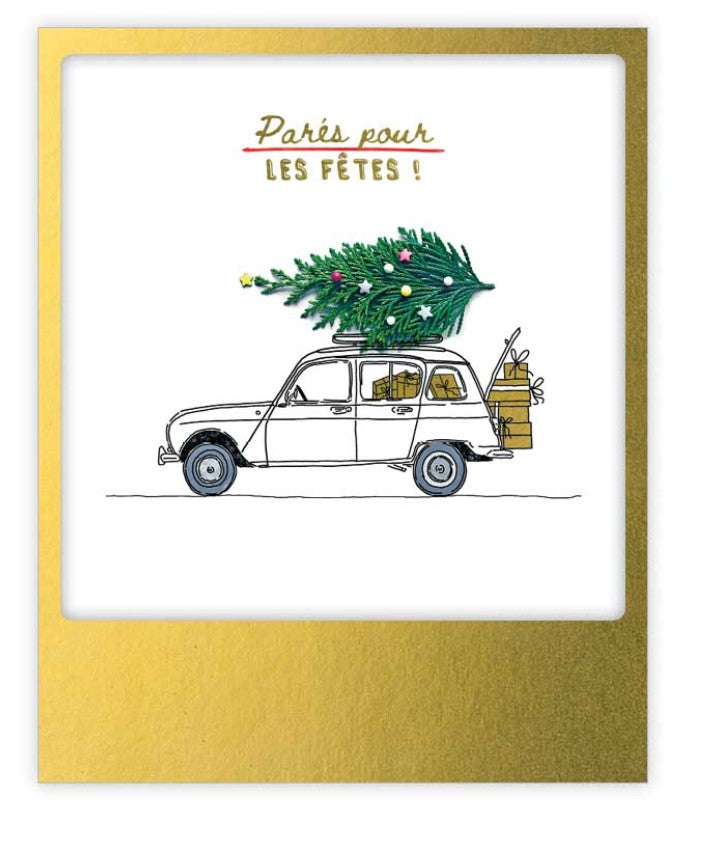Carte postale Parés pour les fêtes! XM0293FR