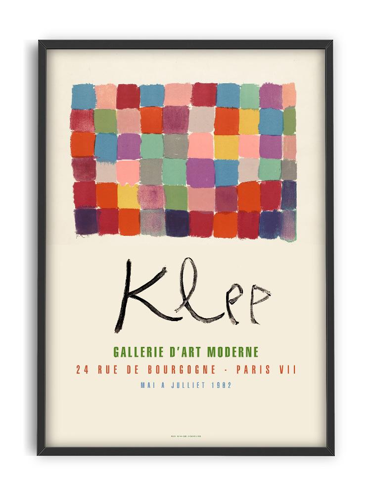 Poster 30 x 40 cm - Paul Klee - Exhibition Paris