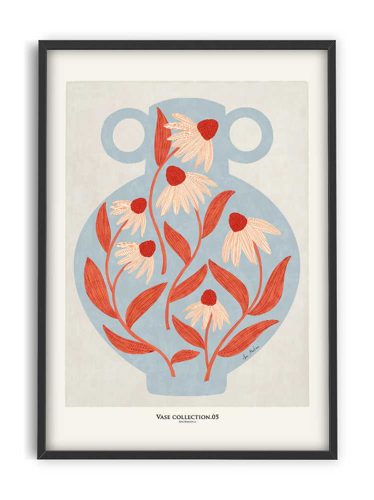 Poster 30 x 40 cm - Ana Martínez - Vase collection II