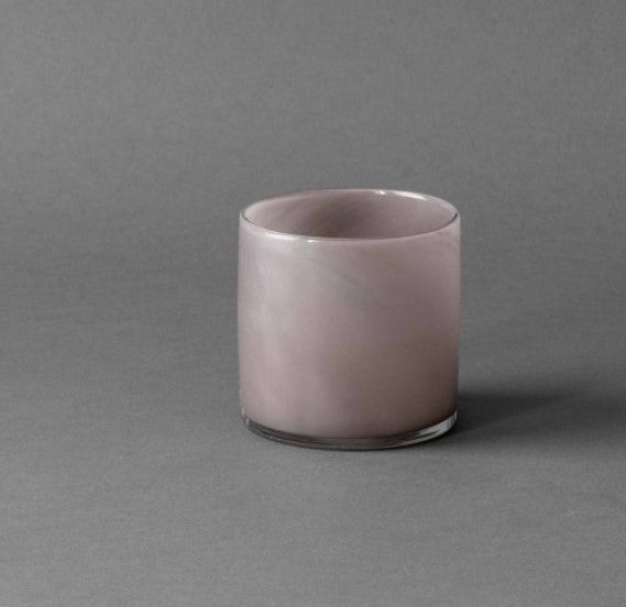 Lyric candle holder small - purple grey