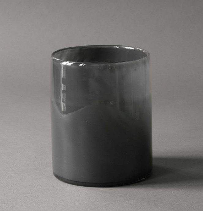 Lyric candle holder large - dark grey