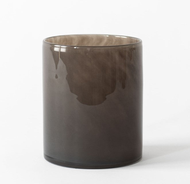 Lyric candle holder large - taupe