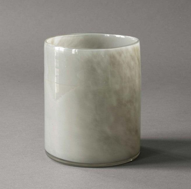 Lyric candle holder large - warm grey