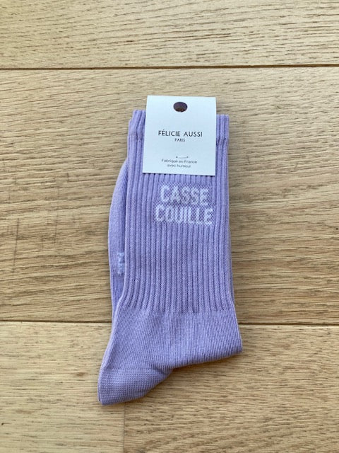 Chaussettes - Casse couille - mauve - 36/40
