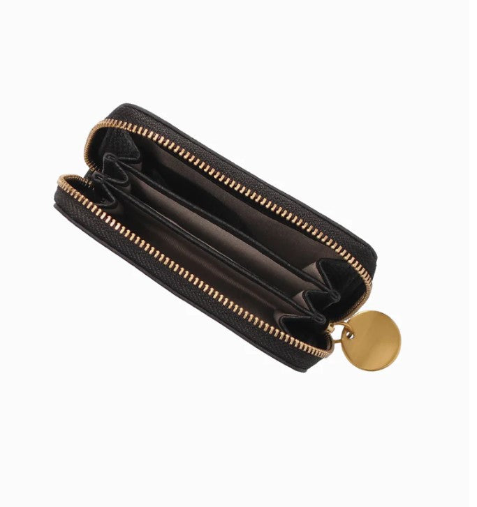 Portefeuille Pia - Noir - Croco