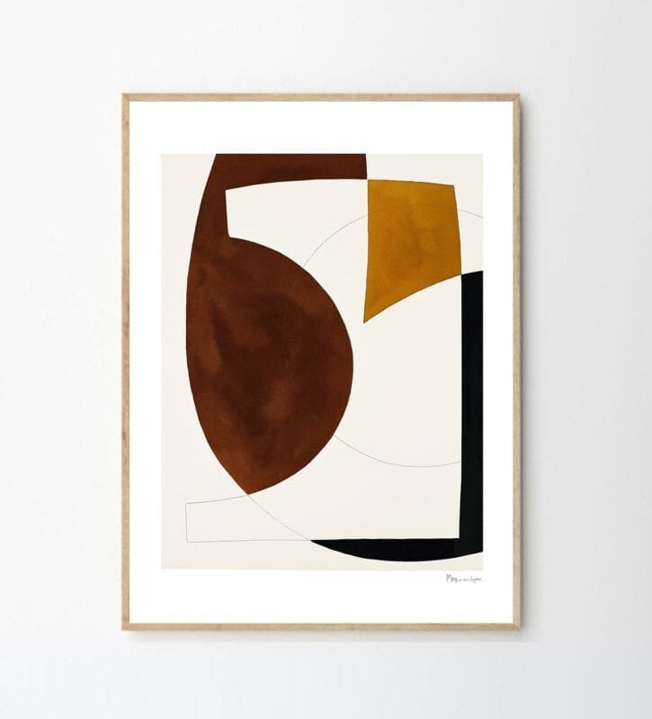 Poster - Berit Mogensen Lopez - Composition N°1 - 40x50cm