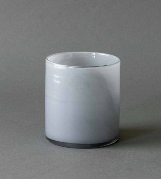 Lyric candle holder medium- dusty blue