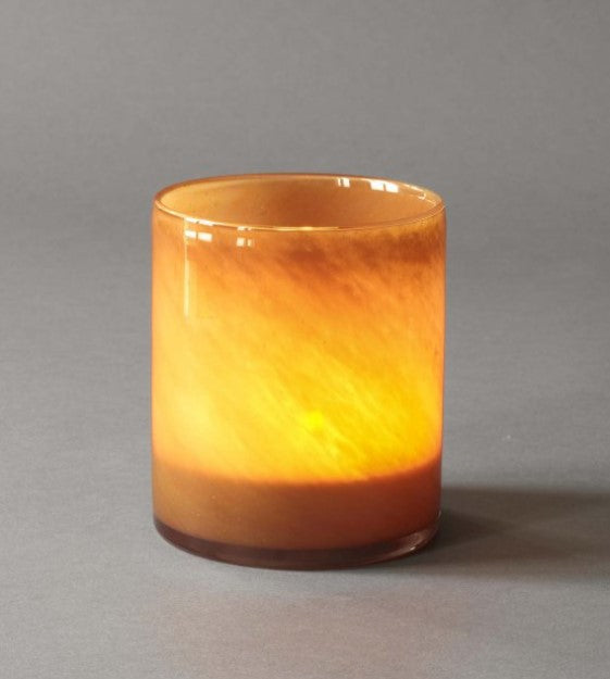 Lyric candle holder medium- brown