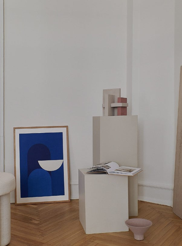 Poster - Alexandra Papadimouli - Abstract blue - 30x40cm