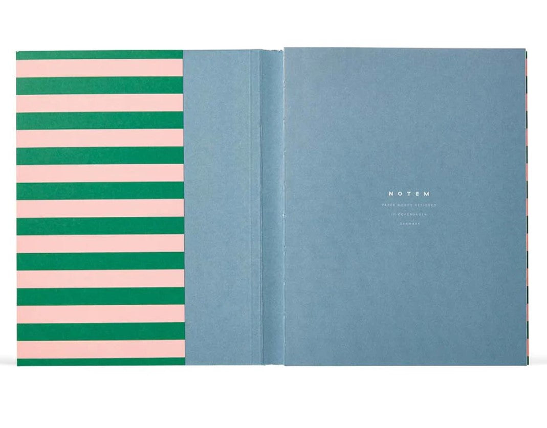 Notebook - Uma - Medium - Green & Rose