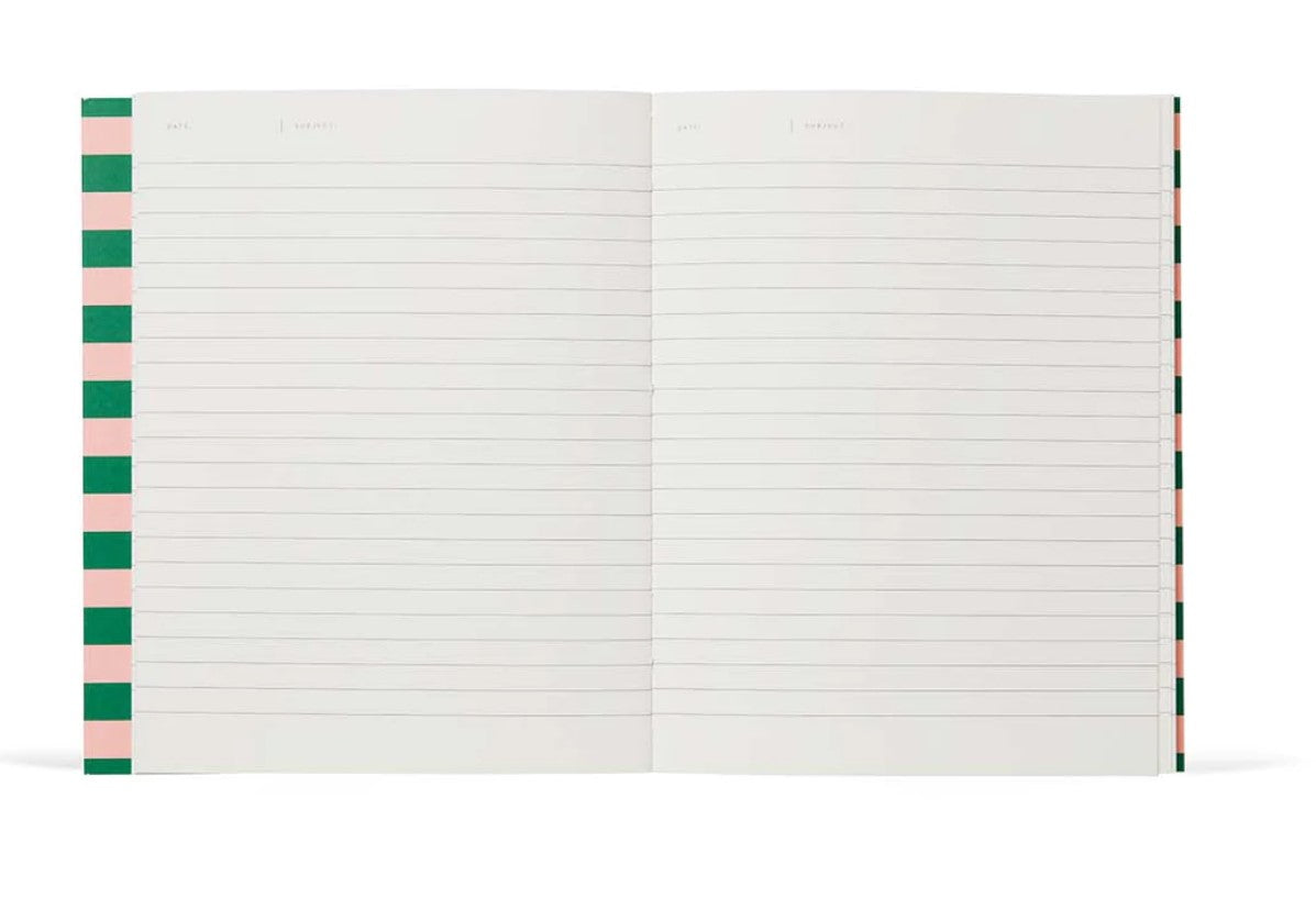 Notebook - Uma - Medium - Green & Rose