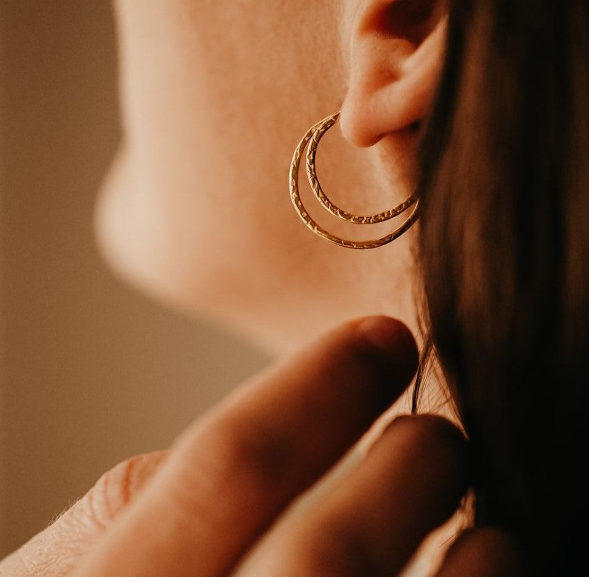 Boucles d'oreilles Celestine - 11101 - pépite