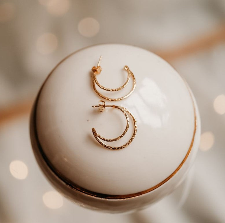 Boucles d'oreilles Celestine - 11101 - pépite