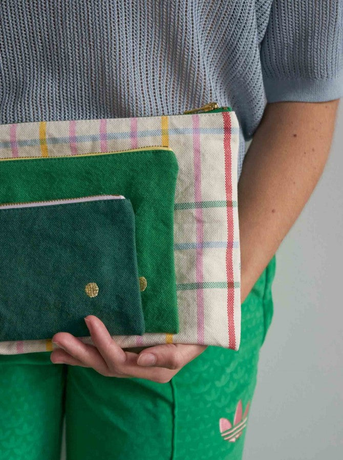 Pouch M déperlante - Gazon