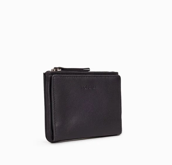 Portefeuille Soly - Noir - Lisse