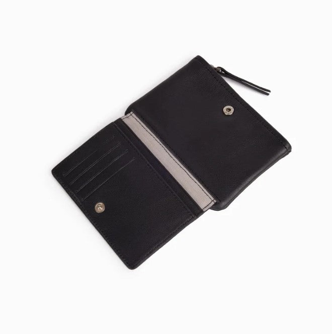 Portefeuille Soly - Noir - Lisse