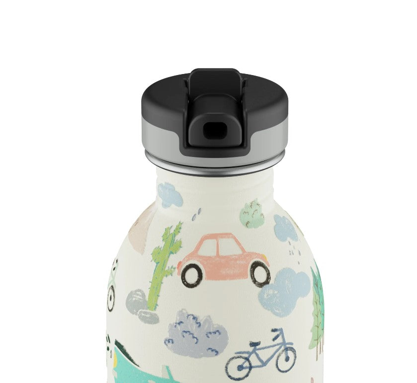 Urban bottle 250 ml Adventure Friends AVEC PAILLE