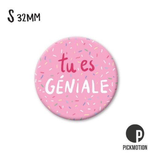 Petit magnet - Tu es géniale - MSQ0447FR
