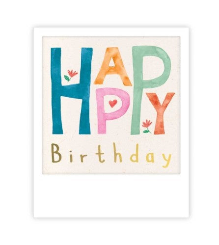 Mini carte - happy birthday - MP0846EN