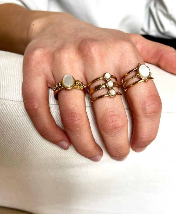 Bague - Jupiter - Nacre