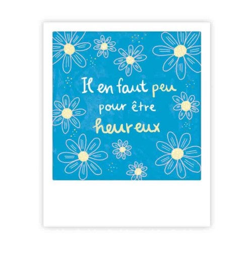 Mini carte - Heureux flowers - MP0873FR