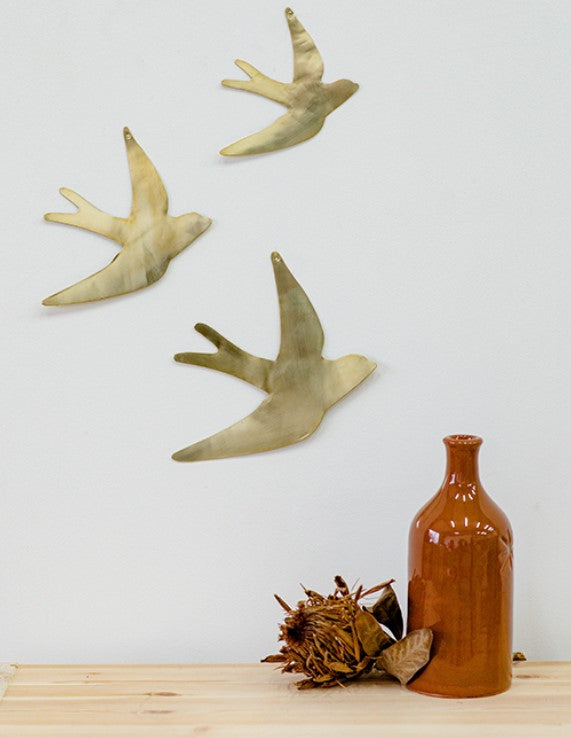 Hirondelle en laiton - PM